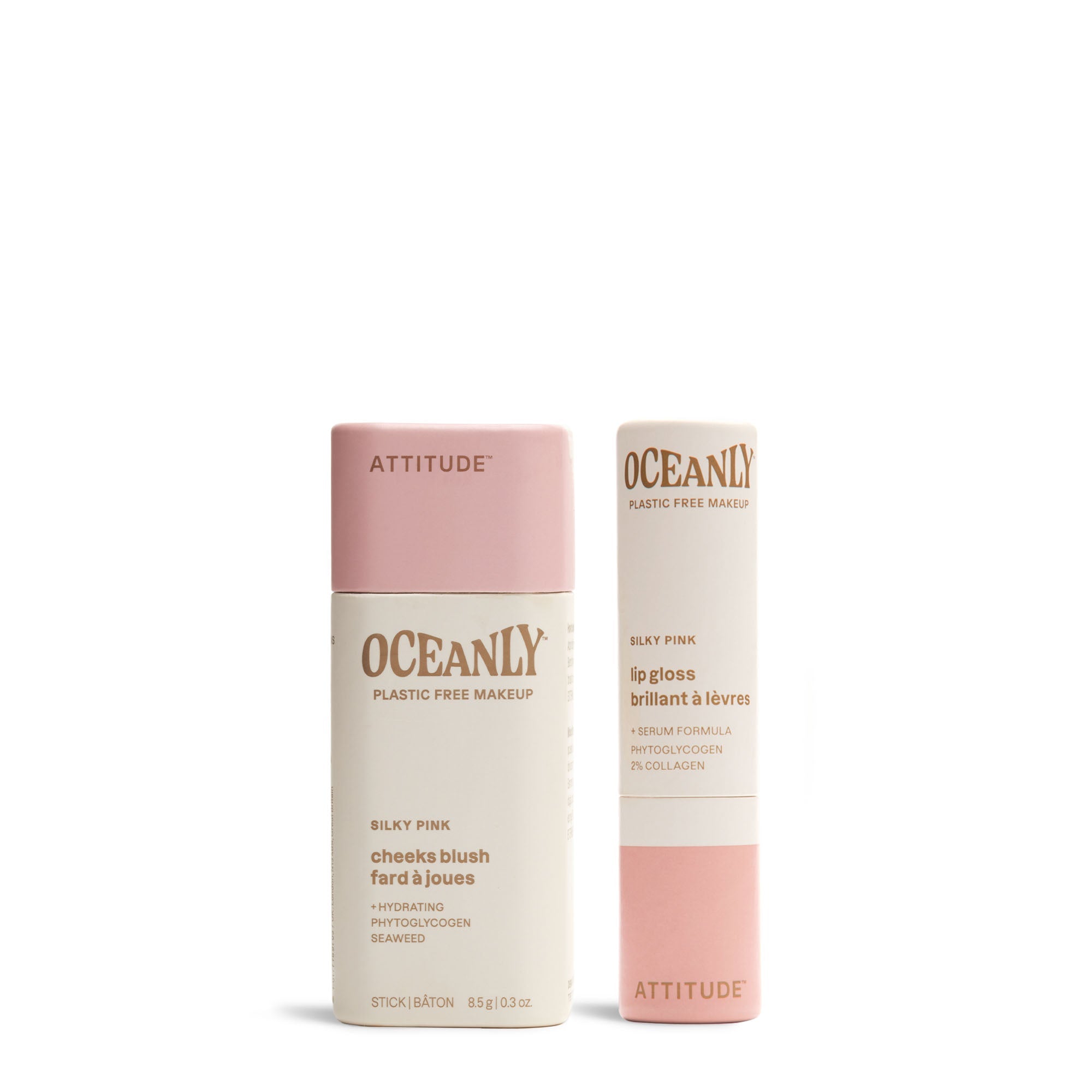 Blush & Lip Gloss - Duo Silky Pink