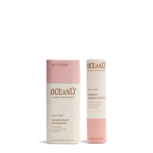 Blush & Lip Gloss - Duo Silky Pink
