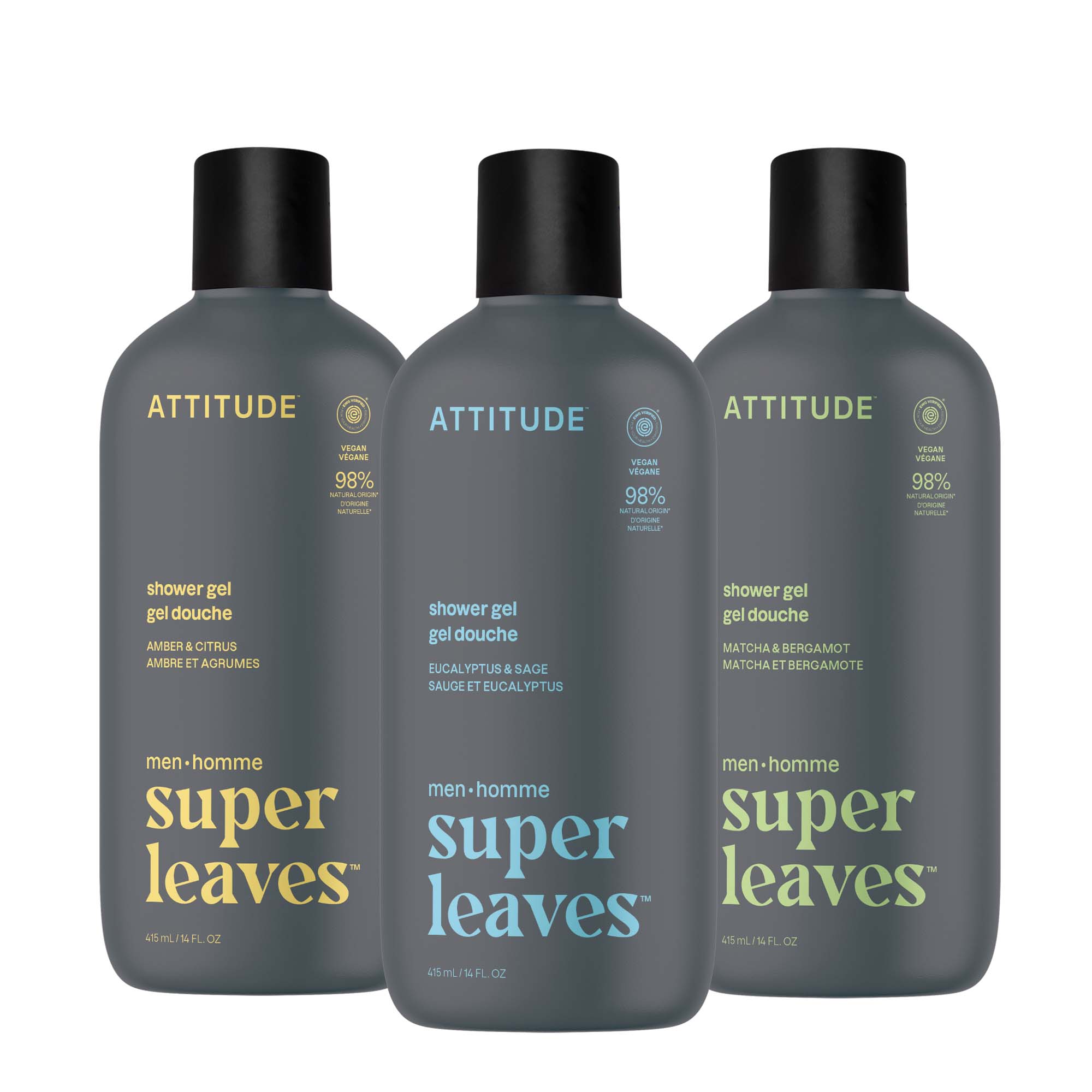 Men Body Wash Trio